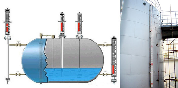 磁翻板液位計安裝使用圖